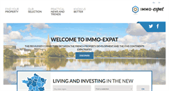 Desktop Screenshot of immo-expat.com